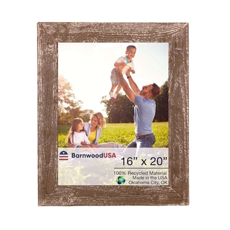 Barnwoodusa Rustic Farmhouse Reclaimed 16x20 Picture Frame (Expresso) 672713219293